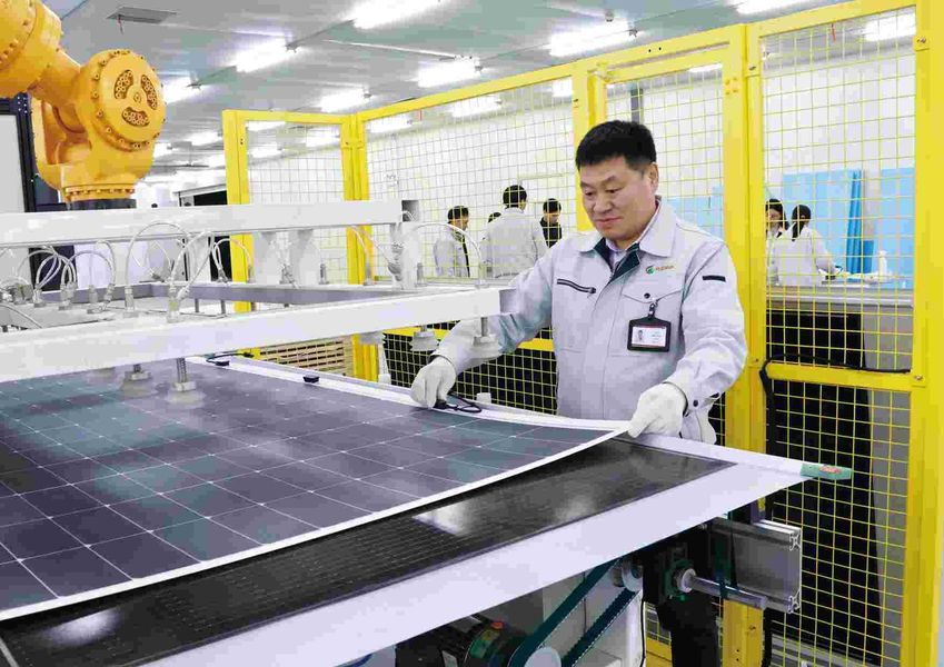 Jiangsu X-solar Green Building Technology Co., Ltd. línea de producción del fabricante