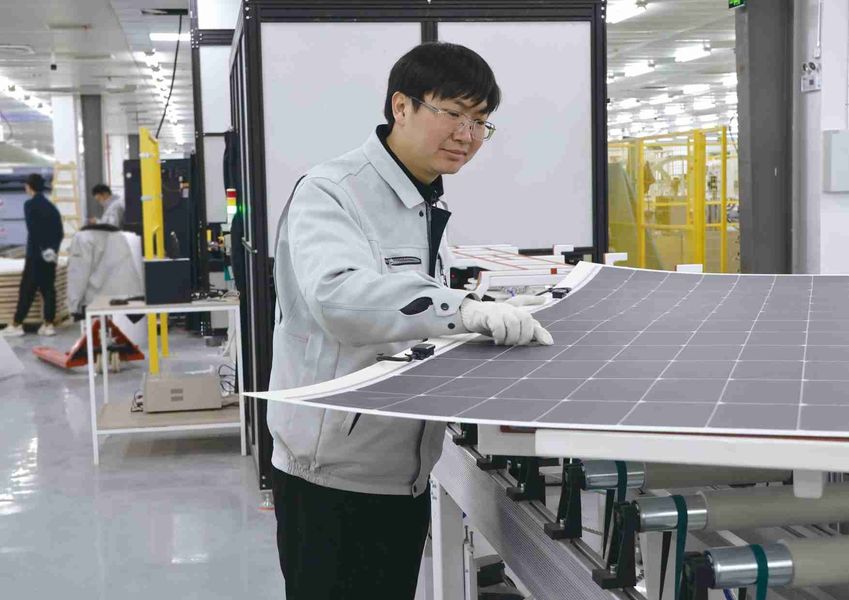 Jiangsu X-solar Green Building Technology Co., Ltd. línea de producción del fabricante