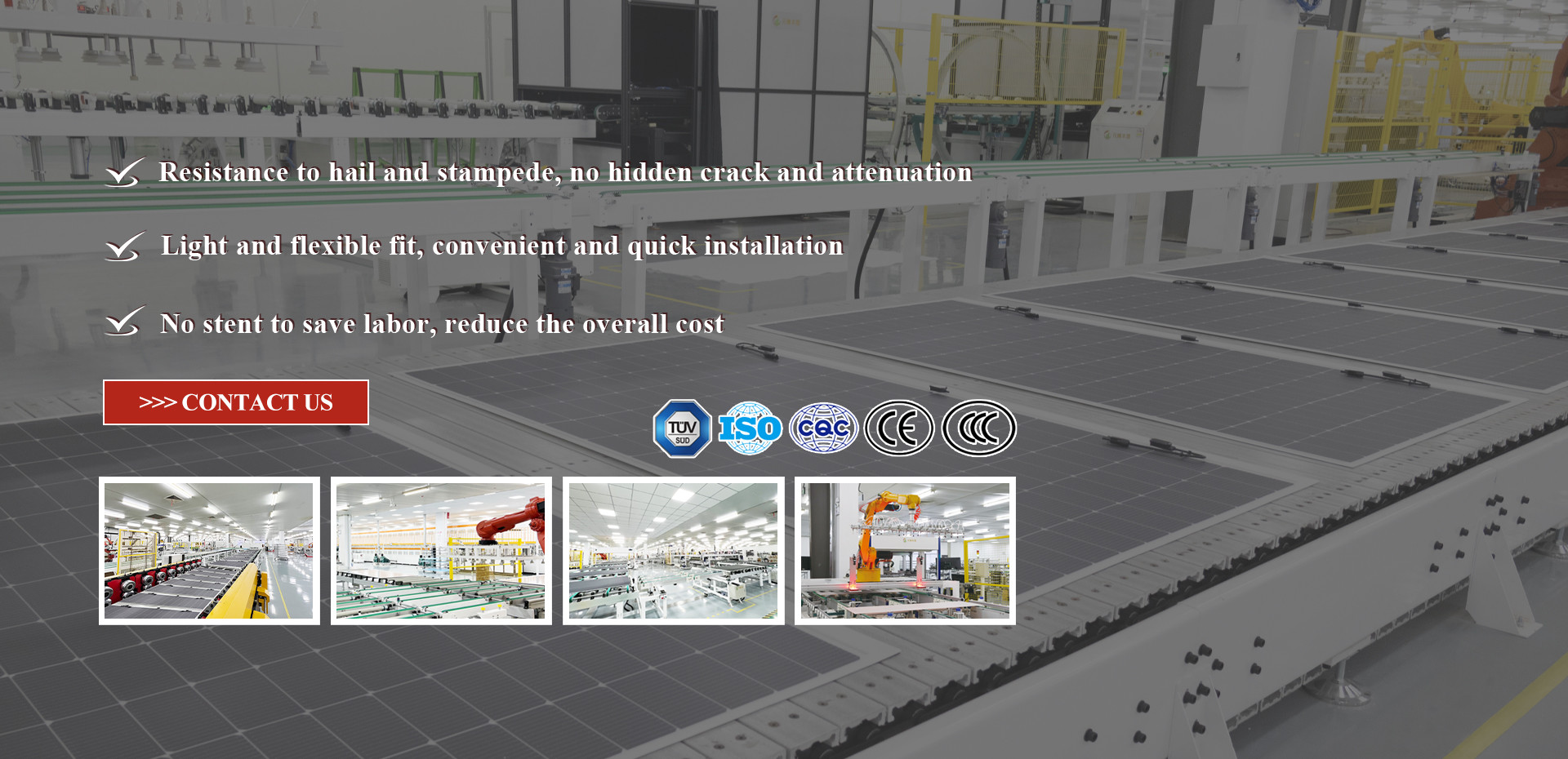 calidad Panel solar BIPV fábrica