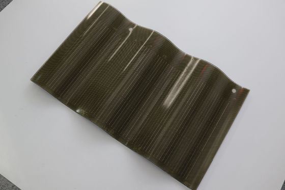 Paneles solares BIPV de teja curva de 50W, tejas fotovoltaicas rojas, con certificación CE y diseño curvo