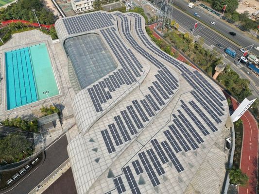 Modulo solar BIPV ligero y flexible de circuito abierto de voltaje 53,03 V para arquitectura o agricultura