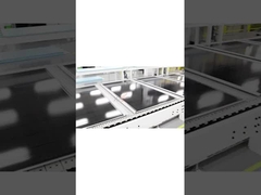 Modulos solares BIPV de acero plano y negro con voltaje de circuito abierto de 48,65 V y potencia máxima de 530 W