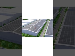 Modulos solares BIPV para hogares ecológicos 520W azulejos solares fotovoltaicos de acero de color