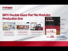 Línea de producción de paneles solares flexibles de tres en uno con distancia de cuerda ajustable 2 mm - 6 mm