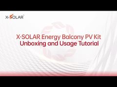 Conjunto de módulos solares de balcón de 800W