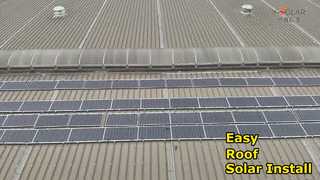 Cómo instalar un panel solar flexible en 12 segundos