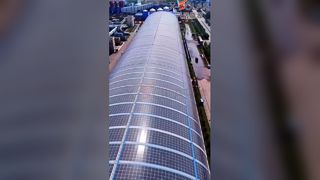 Ahora se pueden instalar paneles solares en techos curvos