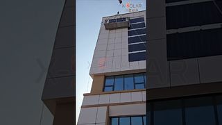 ¡Central eléctrica de pared! Fotovoltaico flexible para instalación vertical: no requiere perforación.